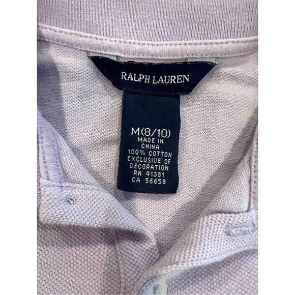 Ralph Lauren lavander Mesh Polo Dress size M - Picture 5 of 6